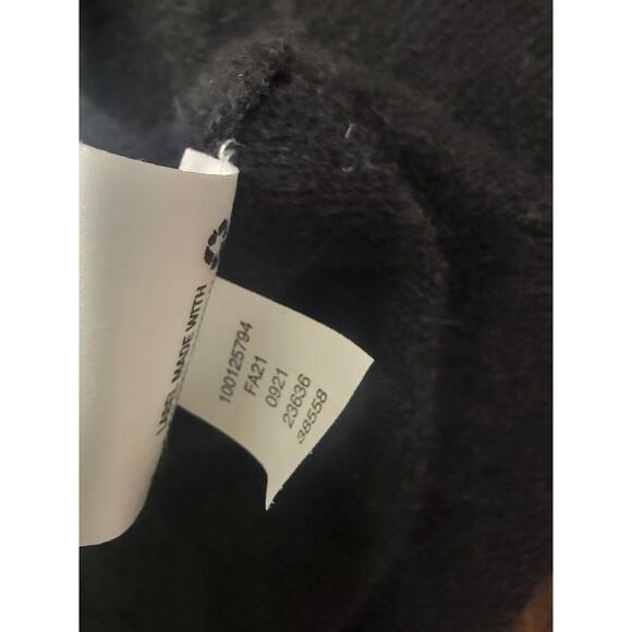 Charter Club Luxury Sweater Womens Medium 100% Cashmere V Neck Black - Picture 9 of 9